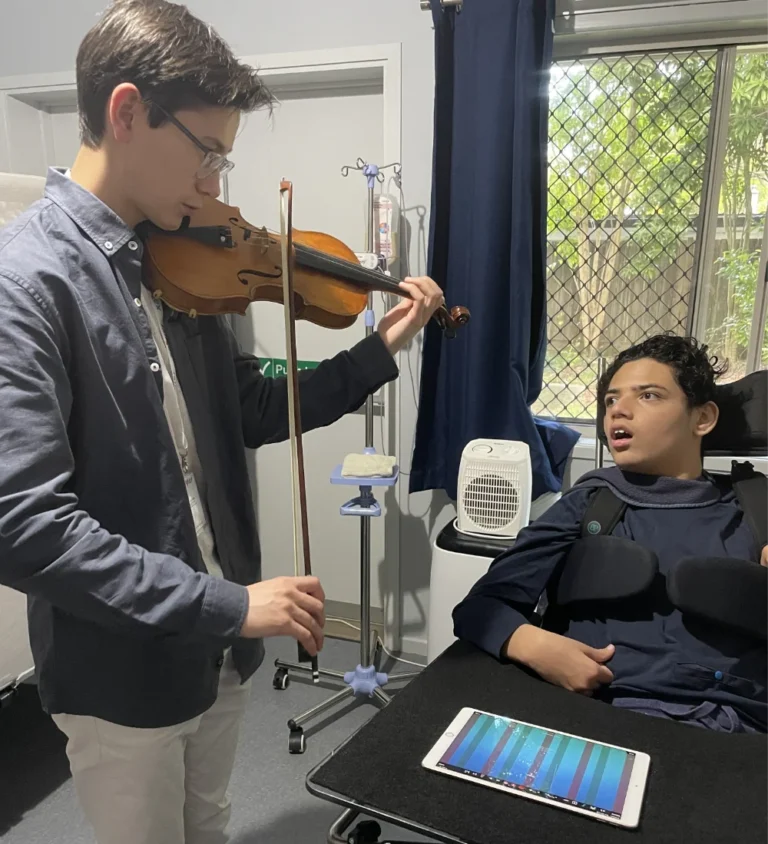 Photo: Meet Music Therapy Student Elliott